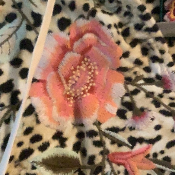 Johnny Was Floral Leopard Print Hoodie - Picture 6 of 10